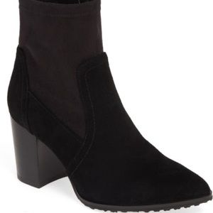 Blondo Tamar Waterproof Suede Booties 7.5 Black